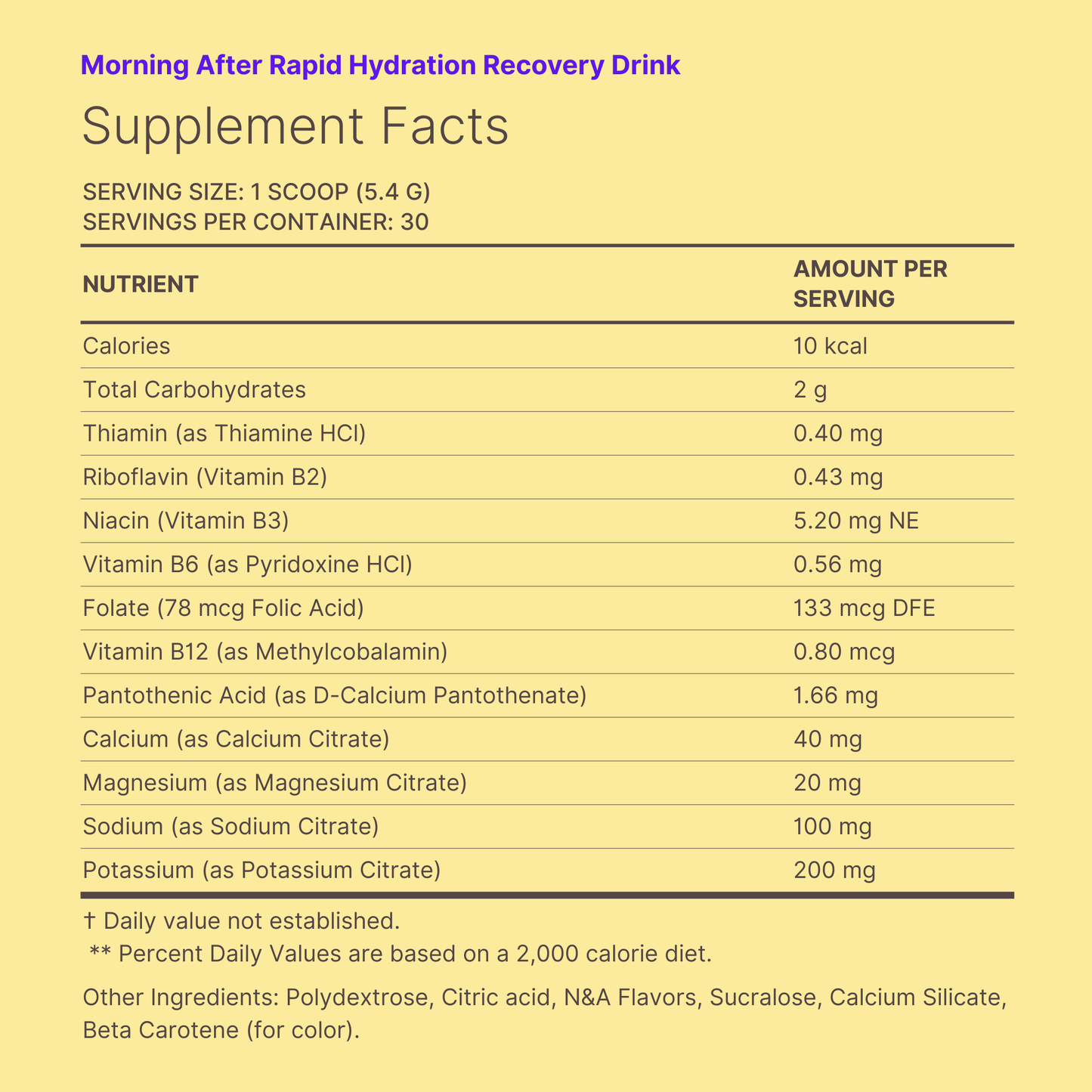 MORNING AFTER | Rapid Hydration Recovery Drink - Boozy